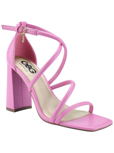 Shop Gbg Los Angeles Chloin Womens Dressy Slip On Heels In Pink