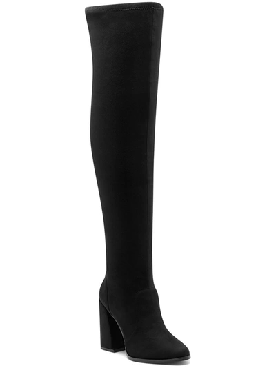 Shop Jessica Simpson Brixten Womens Faux Suede Tall Over-the-knee Boots In Black
