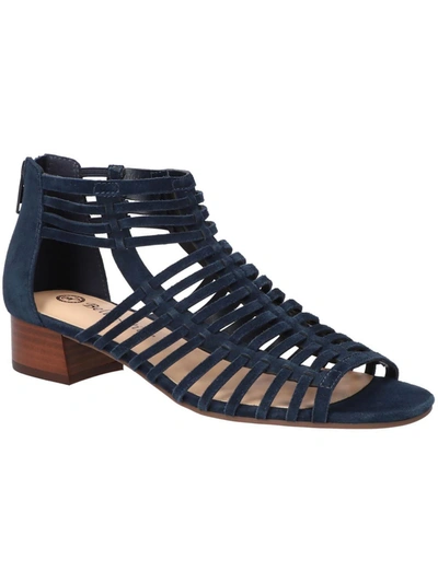 Shop Bella Vita Holden Womens Leather Dressy Strappy Sandals In Multi