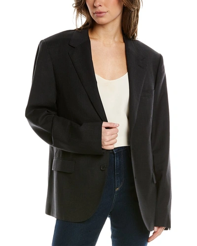 Shop Iro Mitch Wool-blend Jacket In Black