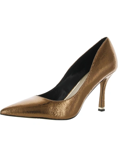 Shop Kenneth Cole New York Romi Pump Womens Pointed Toe Slip On Pumps In Gold