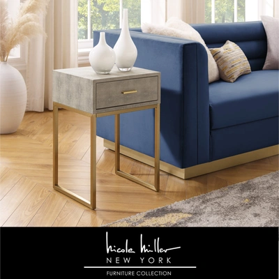 Nicole Miller Isidro End Table