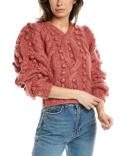 Shop Sea Ny Caden Wool-blend Sweater In Pink