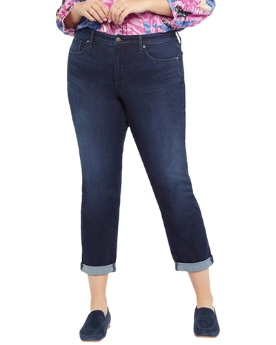 Shop Nydj Margot Girlfriend Skinny Jean In Blue