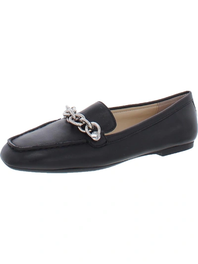 Shop Calvin Klein Elanna Womens Slip On Leather Loafers In Black