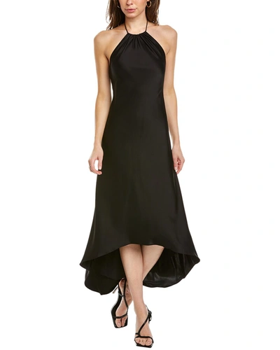 Shop Alice And Olivia Rayni Midi Dress In Black
