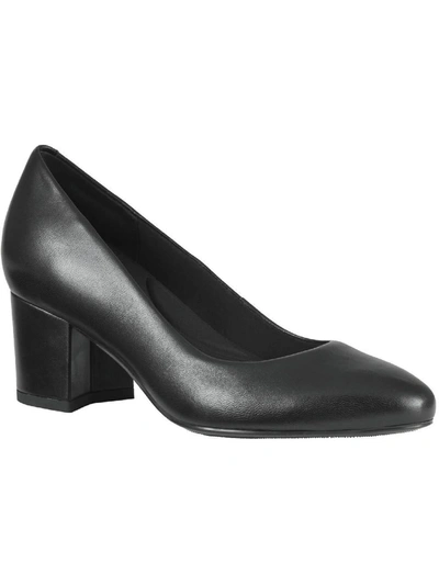 Easy Spirit Women's Cadet Slip-on Block Heel Dress Pumps Women's Shoes In Black
