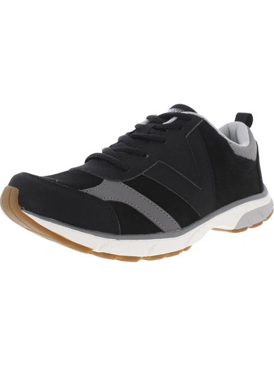 Shop Vionic Zanny Womens Leather Performance Running Shoes In Black
