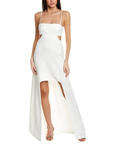 Shop Halston Asher Gown In White
