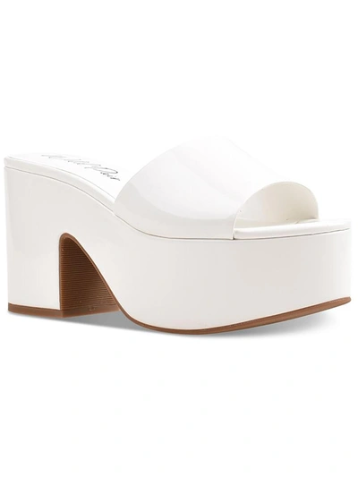 Shop Wild Pair Melborne Womens Printed Platform Sandals In White