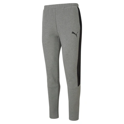 Shop Puma Men's Evostripe Sweatpants In Grey