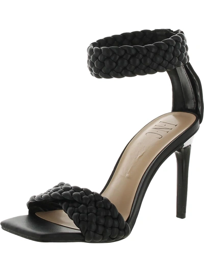 Inc Adalie Womens Leather Ankle Strap Heels In Multi