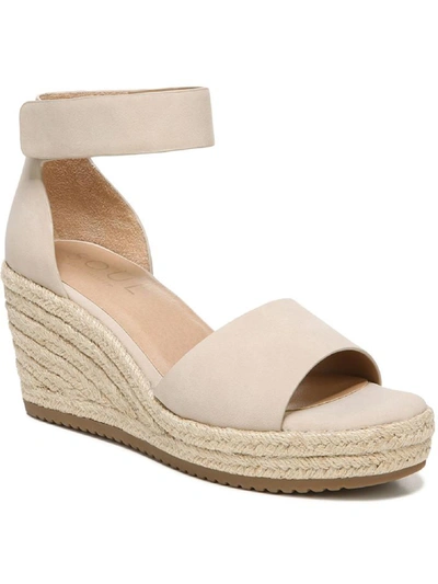 Shop Soul Naturalizer Oakley Womens Buckle Espadrille Wedge Sandals In White