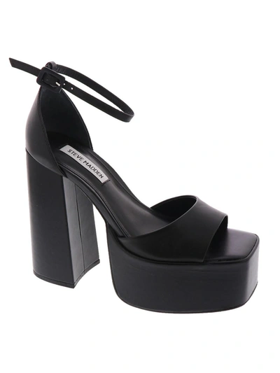 Shop Steve Madden Kassiani Womens Open Toe Ankle Strap Platform Heels In Black