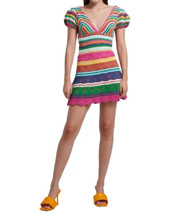 Shop Love The Label Larona Dress Multi Crochet