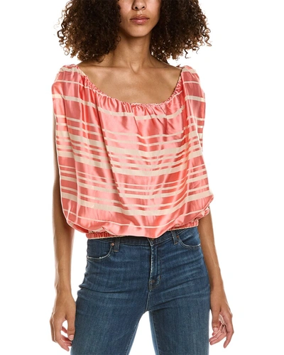 Shop Trina Turk Bubble Top In Pink
