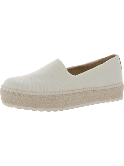 Shop Dr. Scholl's Shoes Sunray Womens Faux Suede Slip On Platforms In White