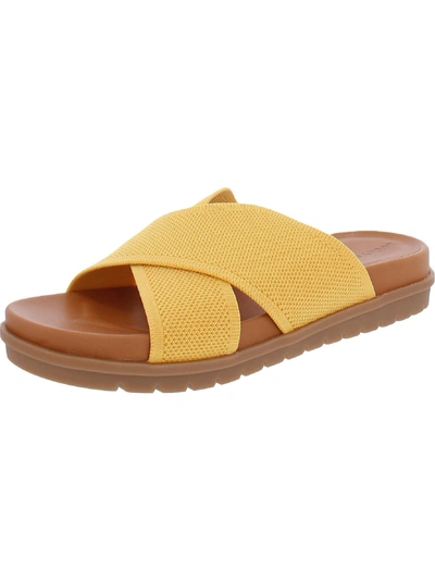 Shop Lucky Brand Sieko Womens Woven Slide On Slide Sandals In Multi