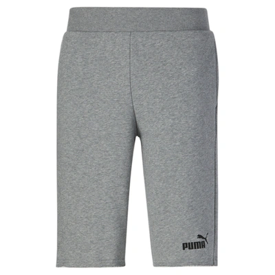 Shop Puma Men's Essentials+ Shorts In Grey