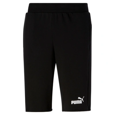 Shop Puma Men's Essentials+ Shorts In Black