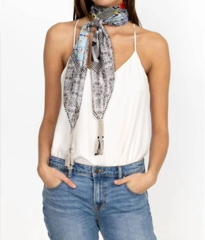 Shop Johnny Was Madrigal Scarf In Multi In Silver