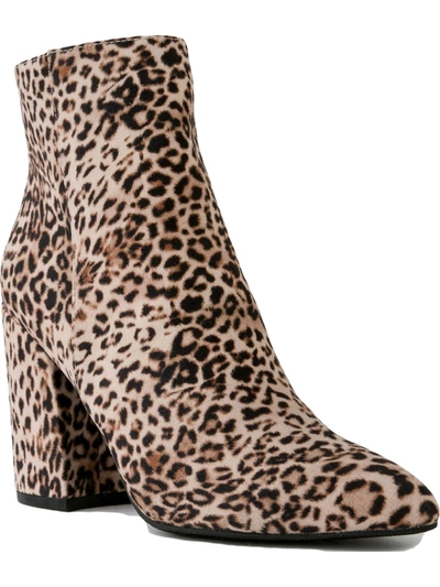 Sugar Sgr-evvie Womens Block Heel Short Ankle Boots In Multi