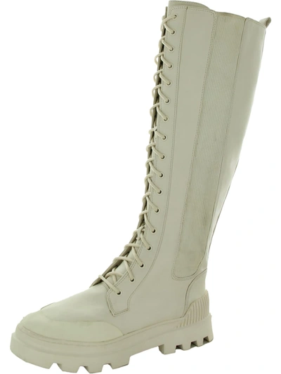 Shop Circus By Sam Edelman Ina Womens Faux Leather Lug Sole Combat & Lace-up Boots In Multi