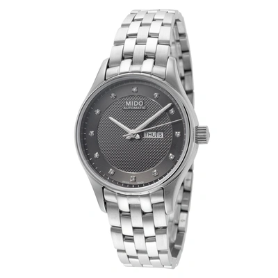 Shop Mido Women's M0012301106691 Belluna 33mm Automatic Watch In Silver