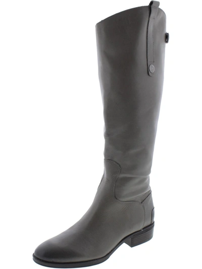 Shop Sam Edelman Penny Womens Leather Knee High Riding Boots In Multi