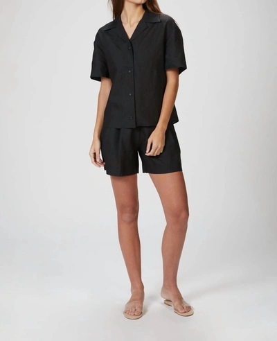 Shop Asceno Prague Shirt In Black