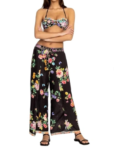 Shop Johnny Was Butterfly Wrap Pant In Black Multi