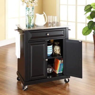 Crosley Furniture Compact Granite Top Kitchen Cart