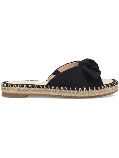 Charter Club Ashland Womens Canvas Slip On Slide Sandals In Multi