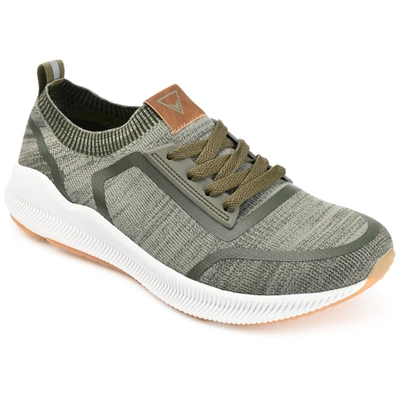 Shop Vance Co. Keller Knit Athleisure Sneaker In Grey