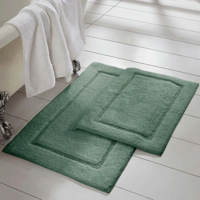 Shop Modern Threads 2-pack Solid Loop With Non-slip Backing Bath Mat Set