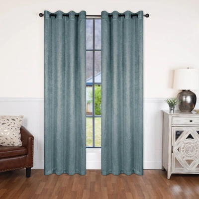 Superior Blackout Thermal Insulated 2-piece Curtain Panel Set With Stainless Grommet Header