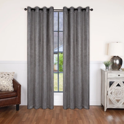 Superior Blackout Thermal Insulated 2-piece Curtain Panel Set With Stainless Grommet Header