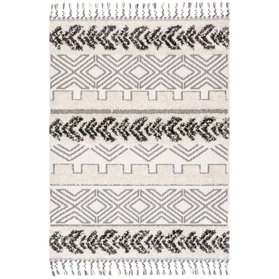 Nuloom Zuri Shaggy Banded Tribal Area Rug