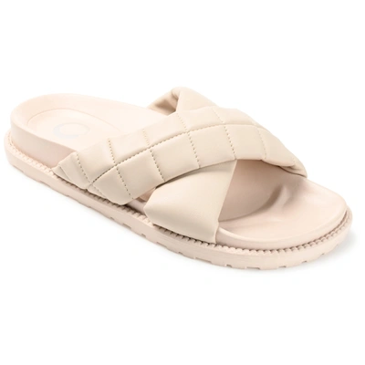 Journee Collection Collection Women's Aveena Sandal In Beige