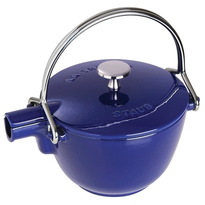 Shop Staub Cast Iron 1-qt Round Tea Kettle