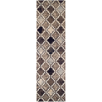 Superior Viking Contemporary Geometric Trellis Polypropylene Indoor Area Rug