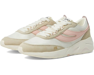 Shop Superga 4089 Training 9ts Slim Sneaker In White/pink/beige In Multi