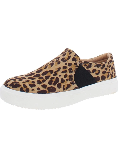 Shop Dr. Scholl's Shoes Wander Up Womens Leather Fashion Slip-on Sneakers In Multi