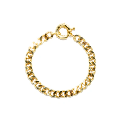 Shop Joey Baby Lisa Chunky Chain Bracelet In Gold