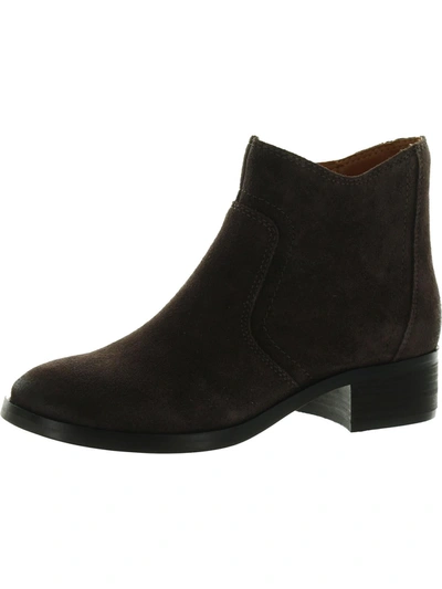 LUCKY BRAND PATTRIK WOMENS LEATHER ZIPPER CHELSEA BOOTS 