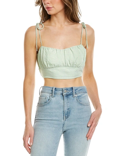 Shop Emmie Rose Bandeau Top In Green