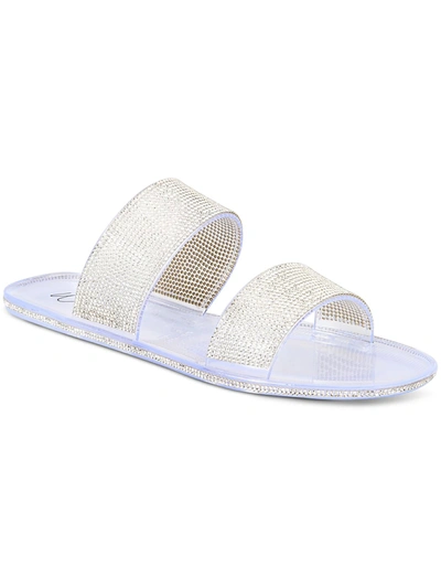 Wild Pair Juba Womens Embellished Pool Side Jelly Sandals In Multi
