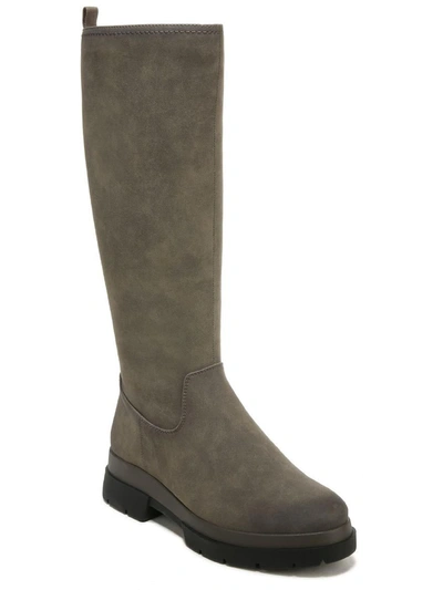 Shop Soul Naturalizer Orchid Womens Wide Calf Mid-calf Boots In Grey