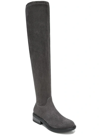 LIFESTRIDE KENNEDY WOMENS SUEDE TALL KNEE-HIGH BOOTS 