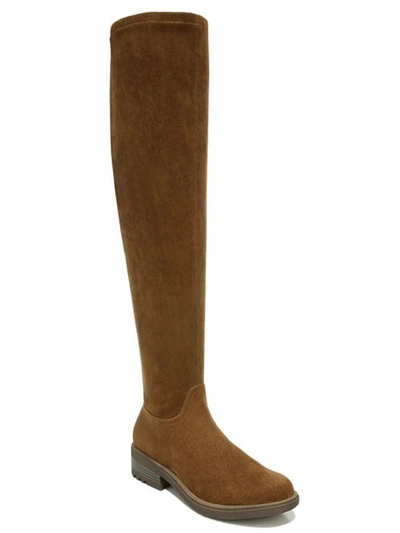 Shop Lifestride Kennedy Womens Suede Tall Knee-high Boots In Brown